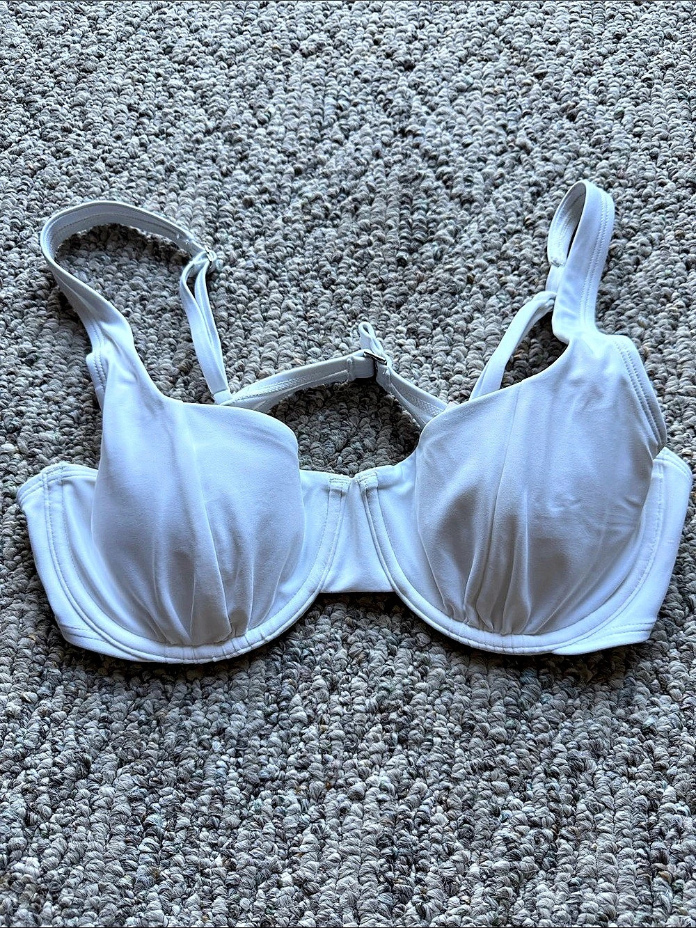 Wild Fable Scooped Underwire Bikini Top White Medium NWT